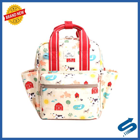 Toddler Backpack Daycare Bag Adjustable Straps Spacious Wipeable Interior Side